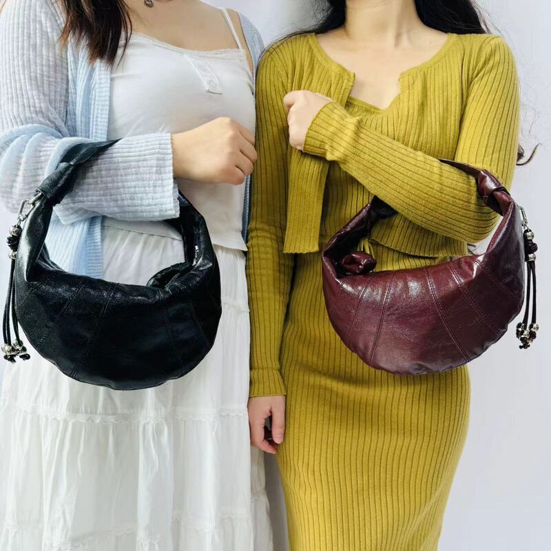 High Version Replica Lemair*E Croissant Bag for Women 25 Autumn and Winter New Armpit Croissant Bag Niche Design Dumpling Bag