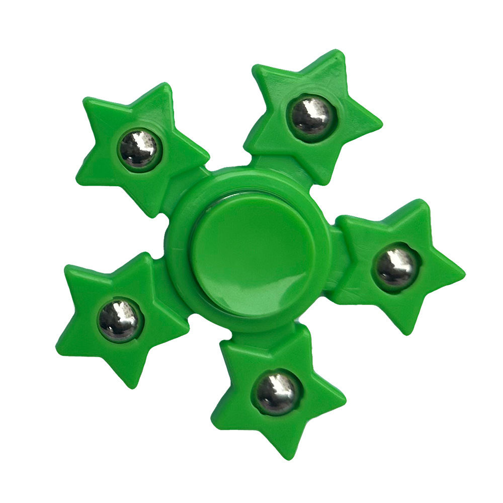 [Classic color five-bead style] Green five-star five-pointed star