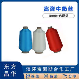 织带专用7050牛奶丝锦纶高弹丝尼龙丝粗线拷边缝头提花弹力线