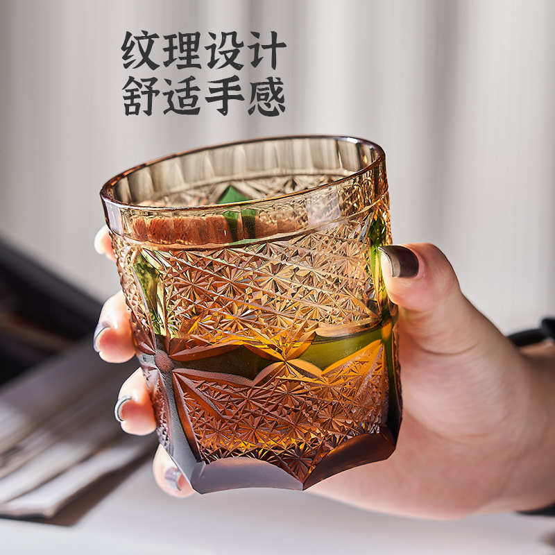 Japanese crystal wineglass for whiskey for home use