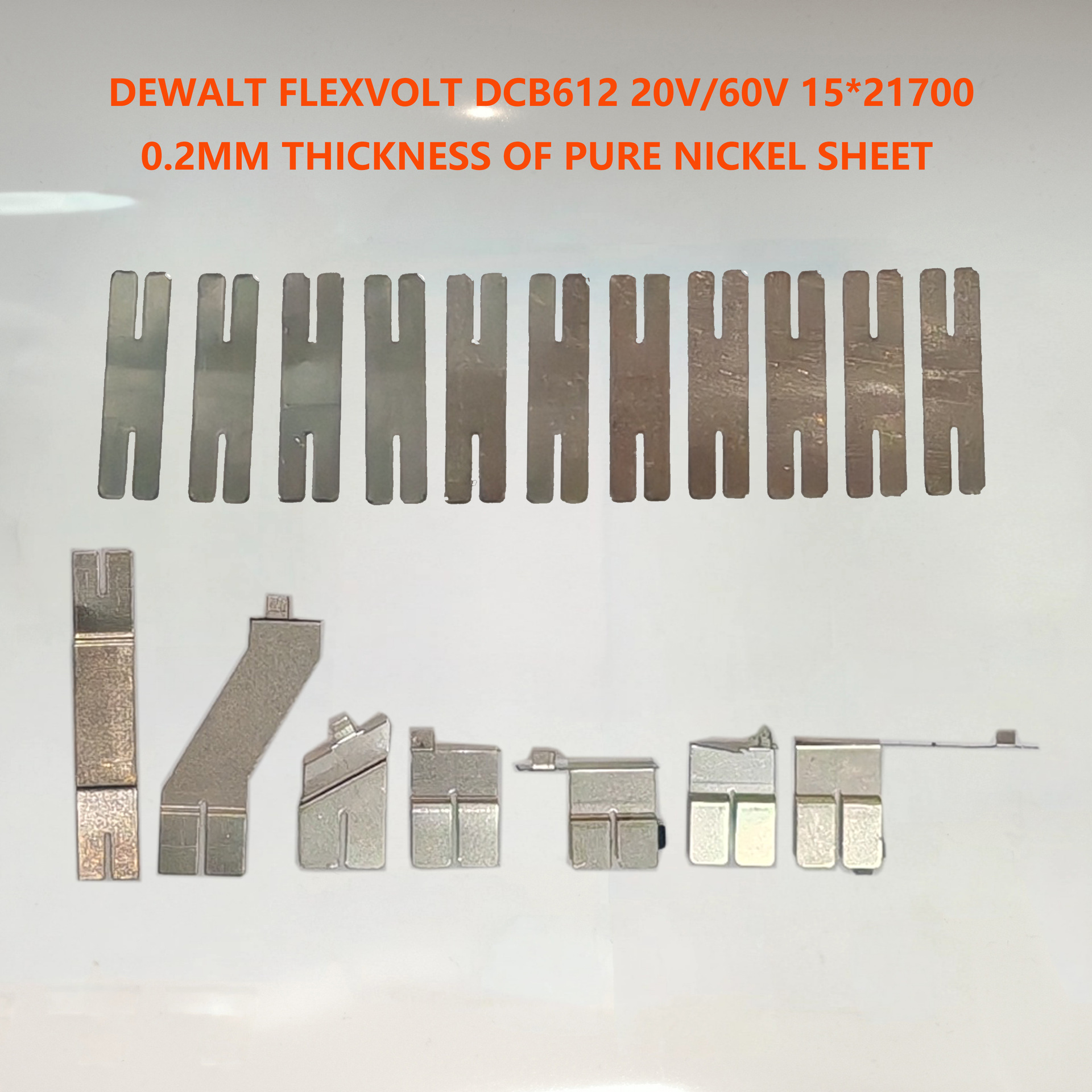 替代DEW得伟60V工具电池 专用纯镍片DCB612 12AH 15芯21700高质量