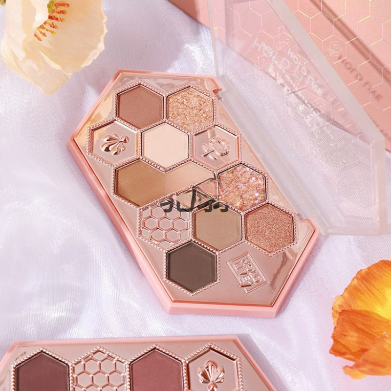 Пыль т honeycomb распавшийся Diamond тени плитка мёд чай молочно-коричневый матовый жемчужный блестящий пигмент по цвету