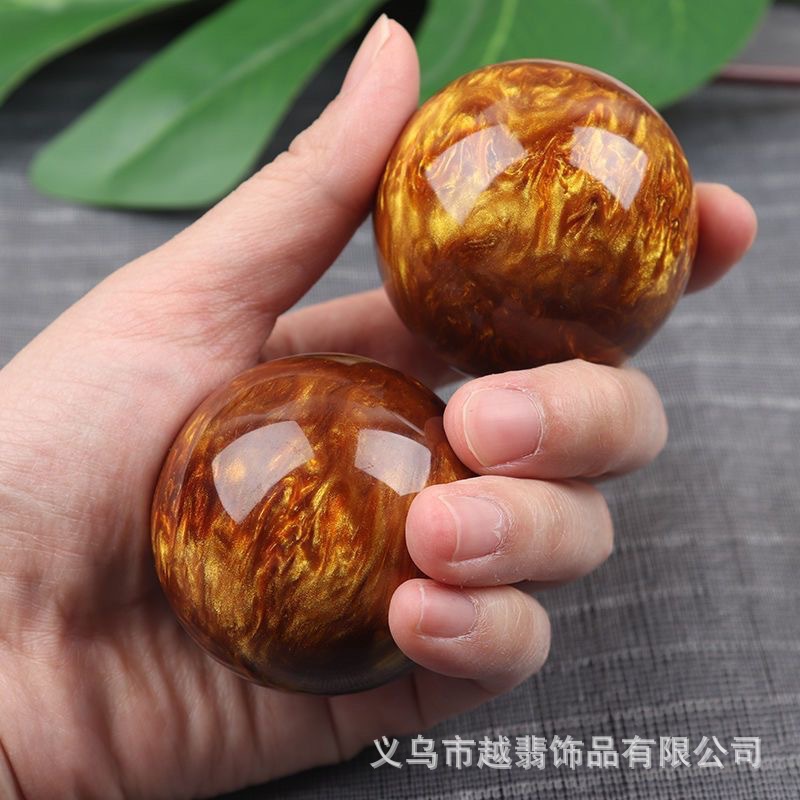 황금 바다 버드나무 피트니스 공(쌍)