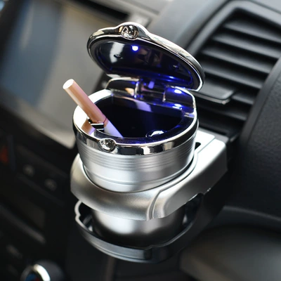 Light Stainless Steel Liner Ashtray – Car ashtray