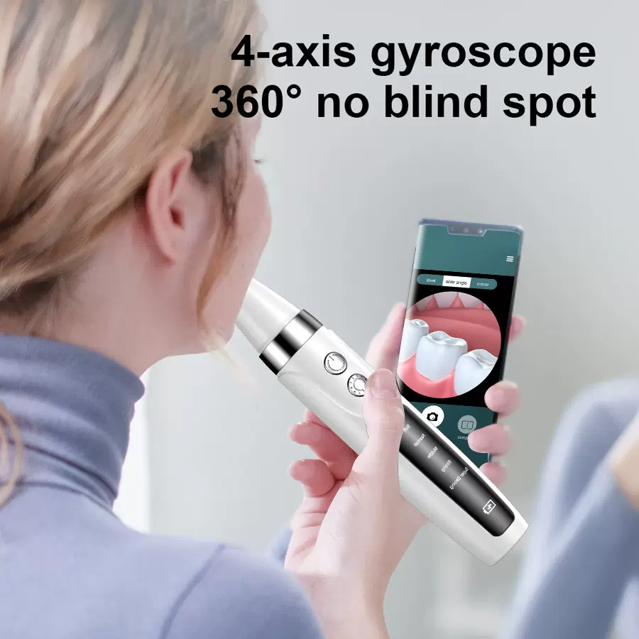 高清可视洁牙仪家用电动洗牙口腔清洁去除牙渍牙结石超声波洁牙器