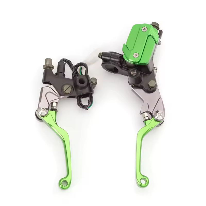 Suitable for Off-Road Motorcycles Like Honda, Yamaha, Kawasaki, Suzuki, Ktm, Etc., Modified Anti-Fall Brake Pump Handlebar Horns