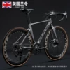 Knight gray brown tires curved handlebars
