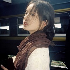 复古棉麻围巾女2025春夏文艺棕色古着褶皱防晒丝巾系脖高级氛围感
