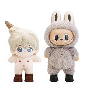 labubu������Ь��6�֬F؛10����15cm�޻�����EXO��ż����\��Ь