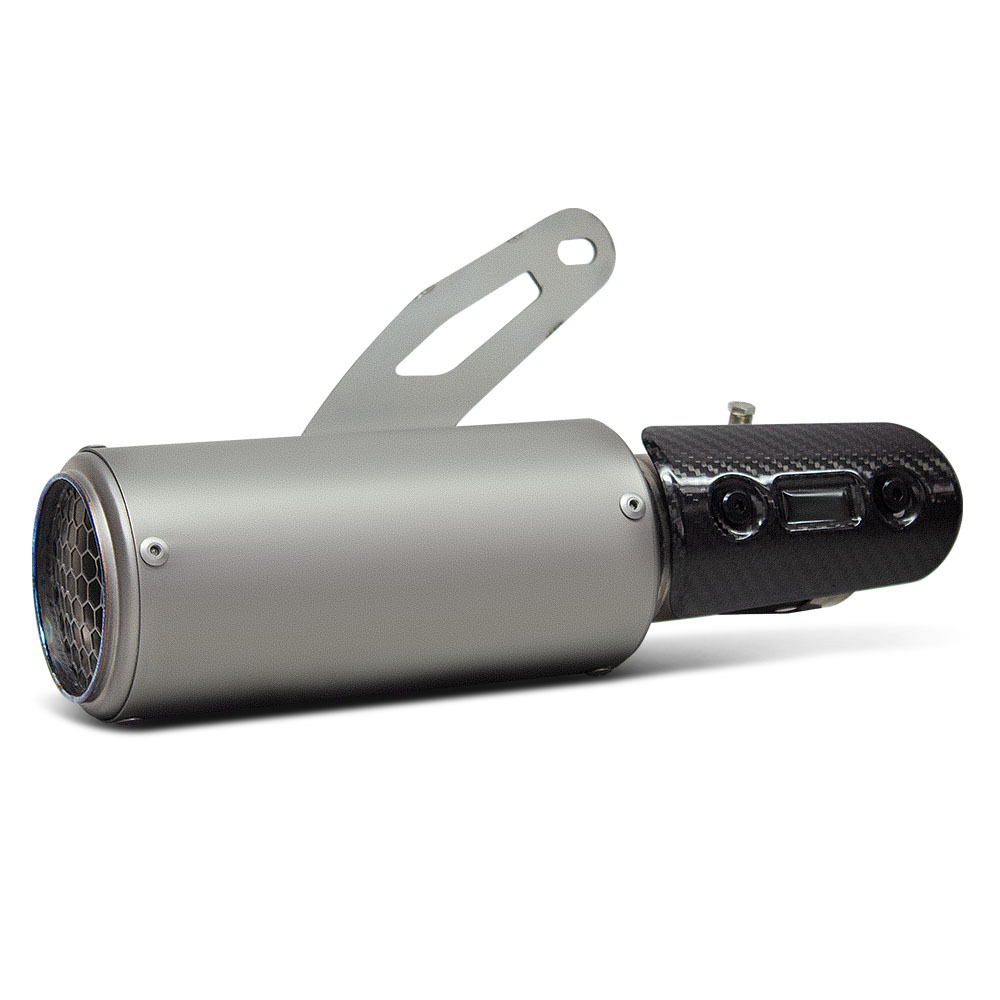 Motorcycle Exhaust Pipe Modification S1000Rr Titanium Alloy Integrated Mid-Tail Section Silencer 2019-2026