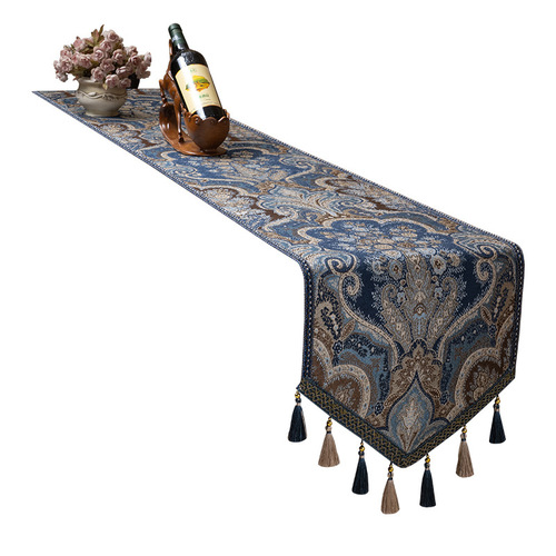 Tablecloth Lace French Retro Style American Light Luxury High-end Cover Cotton Linen European Coffee Table Home Decor Tea Mat