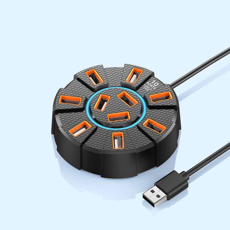 Wholesale Cross-Border Hot-Selling Hub3.0 Splitter Hub Hub Expander Ultra-Fast USB Computer Splitter
