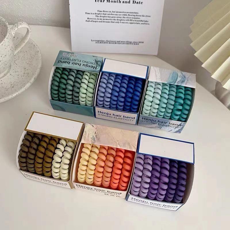 Plastic Material Solid Color Pattern Women's Simple Style Solid Color Plastic Hair Tie