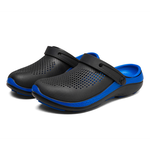 Men's Holeshoes Cross-border Wide Size New Fashion Men's Cap Toe Sandals Trendy Two-in-One Slippers Wholesale