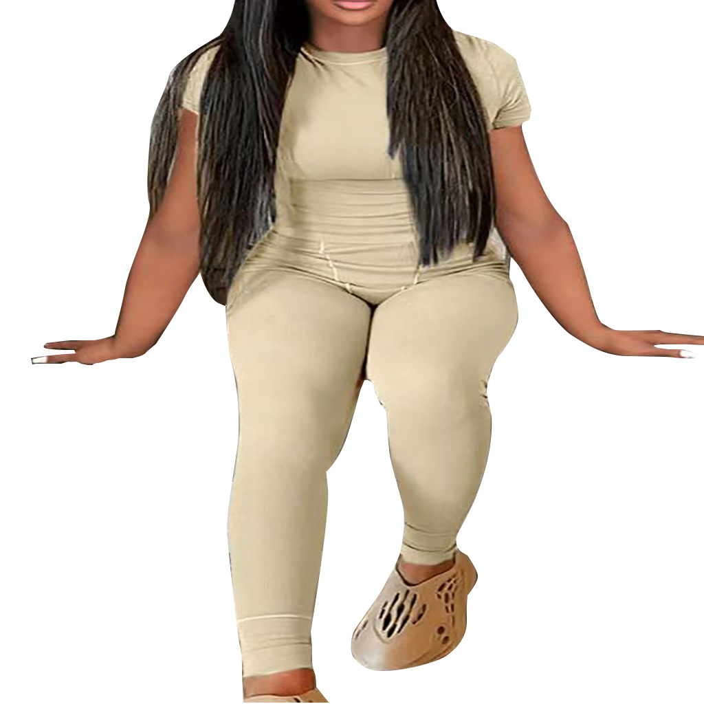 P2303 nouvel été ensemble de rayures de couleur claire personnalisé_voghion.com