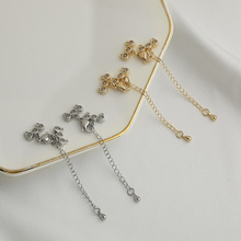 14K����ɫ�A���ʯ���r��β� �p�����K��β�۲��� diy�Ʒ���