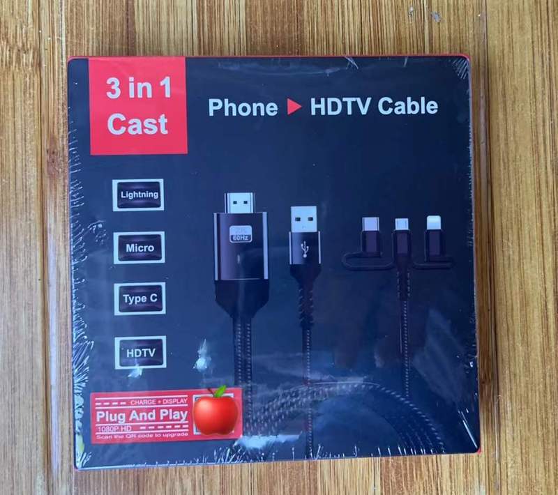 Apple Android type-c 携帯電話 - HDTV HD ケーブル iPhone 携帯電話同じスクリーン ケーブル投影ケーブルに適しています。|undefined