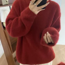 女式羊毛衫;女式羊绒衫;成人帽