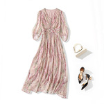 真丝连衣裙80043  店铺存在普遍低价的分销不能上这款