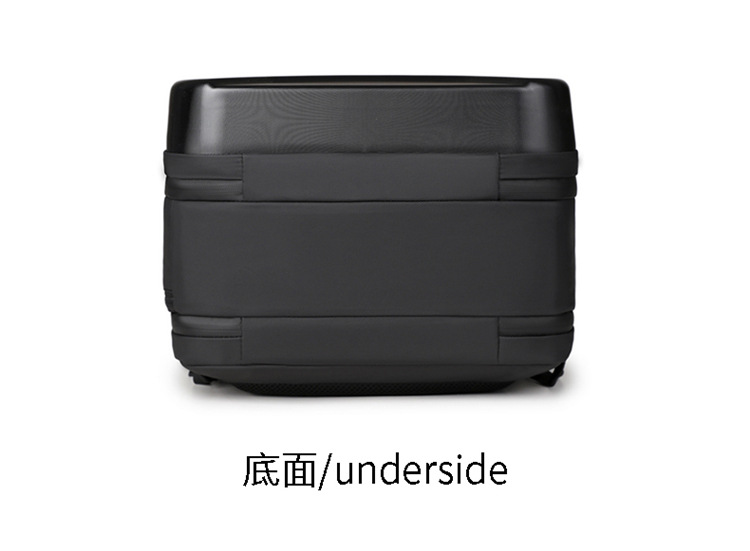 A new cross-border hard-shell business backpack with large capacity and multiple functions, a 17-inch computer bag for commuting and business trips, and a high-end feel on both shoulders undefined