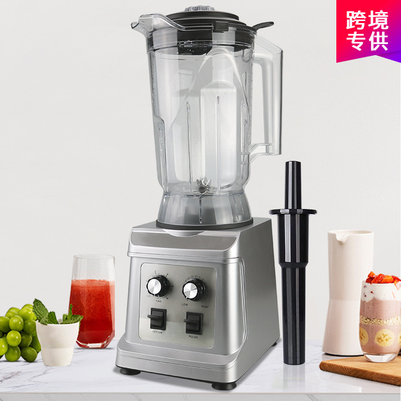 Máquina de trituração de grãos de grande capacidade de 4 litros, triturador multifuncional, misturador de alimentos, uso úmido e seco.