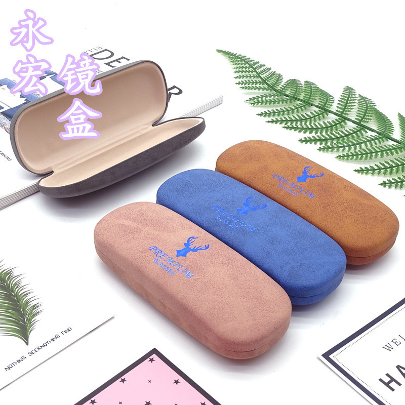 Proximity glasses box iron box wholesale optical small fresh glasses box eye box high sense printable logo Proximity glasses box iron box wholesale optical small fresh glasses box eye box high sense printable logo