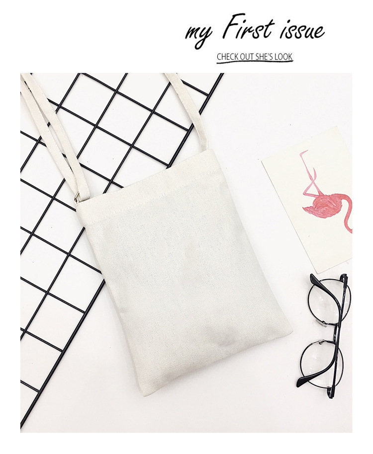 흰색 빈 작은 크로스 바디