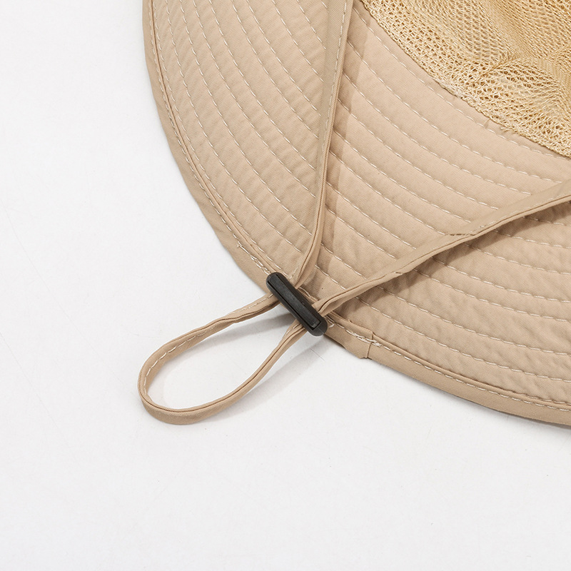 Randonnée Protection solaire Pêcheur Unisexe Vêtements de travail Camping en plein air Escalade Parasol Western Cowboy Style Chapeau_voghion.com