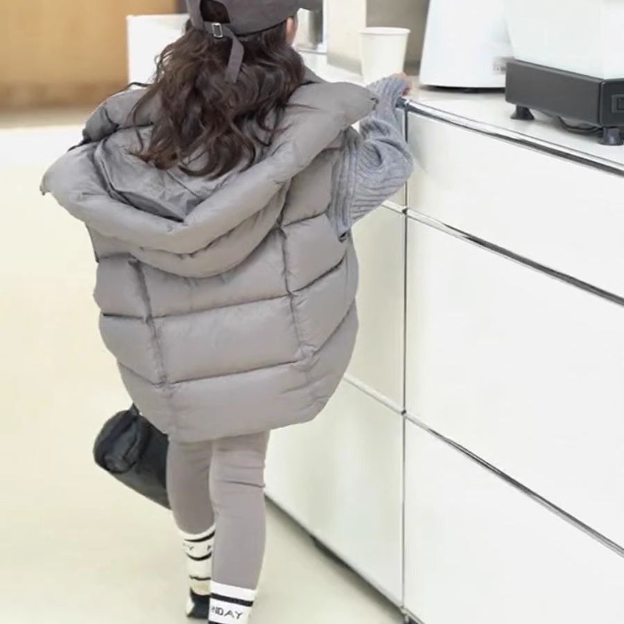 女童羽绒棉马甲冬装新款女孩坎肩棉袄外套儿童棉袄背心羽绒棉服潮