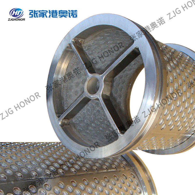 来图定制厂家直销不锈钢高精度高效楔形冲孔网筛管 复合滤芯