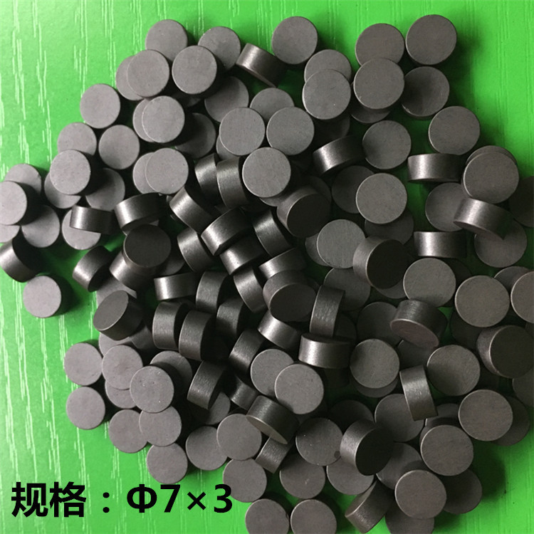 铁氧体 吸铁石 圆形黑色磁铁 玩具磁钢 圆饼磁 Φ7×3