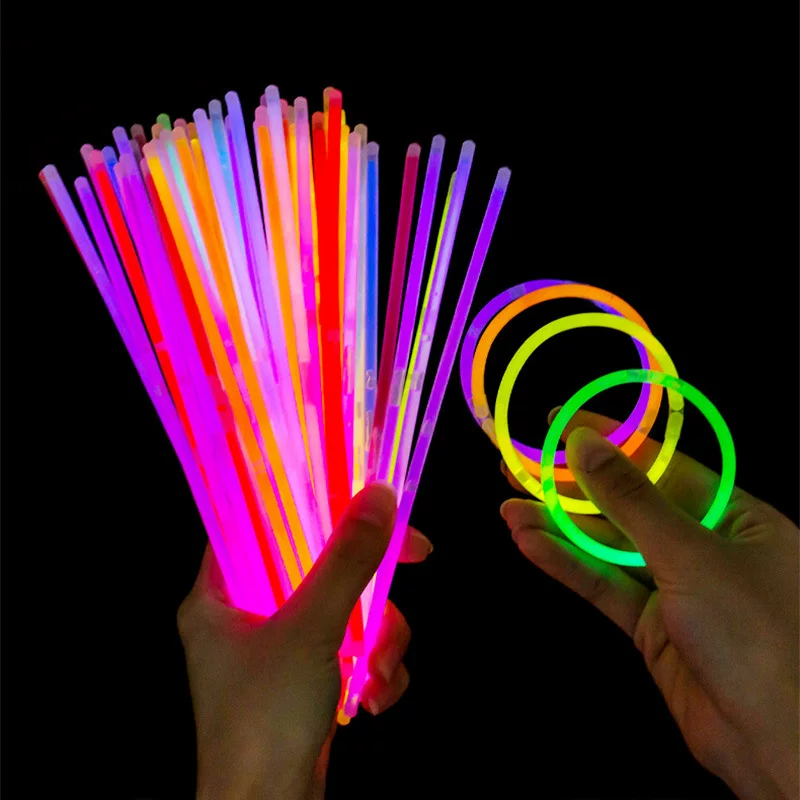 Светится палочка фонарик, единый соединитель, assorted colors, единичный экземпляр (ведро на 100 шт)