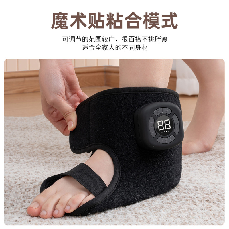 工厂直发跨境新品震动按摩器无线足底电加热多功能脚踝热敷振动|undefined