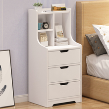 床头柜置物架简约现代卧室多功能小型收纳储物柜简易木质床边重吴