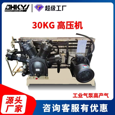 Special 30/40kg high pressure air compressor 1.2/2.4m booster air compressor for bottle blowing factory outlet