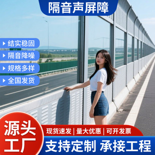 Noise Reduction Sound Insulation Screen Sound Insulation Plate Viaduct High Speed Galvanized Plate Aluminum Plate Sound Barrier Community Sound Insulation Sound-Absorbing Wall