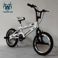 16inch BMX BMX Фристайл-трюковой автомобиль Амортизирующий автомобиль для уличного восхождения Велосипед Акробатические навыки автомобиля