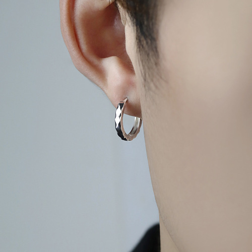 Trendy Men's Single Earrings: Chic, Unique, and Bohemian-Style Hip-Hop Earrings for Guys