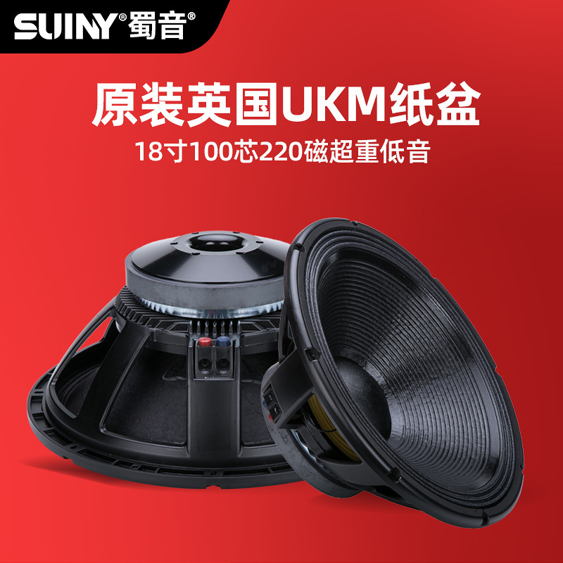 Suiny/Suiny Uk Imported Ukm Paper Cone 18inch Audio Speaker Rcf Model Performance Linear Subwoofer