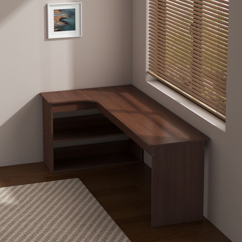 New computer desk, corner desk, home study desk, bedroom vanity table, bookshelf-integrated desk, office desk New computer desk, corner desk, home study desk, bedroom vanity table, bookshelf-integrated desk, office desk