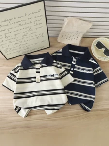 Детская футболка polo, летняя рубашка, в корейском стиле
