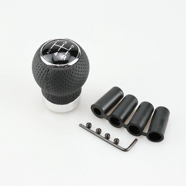 Специальная трансграничная поставка для модификации автомобиля, ручка переключения передач, волнистый шарик, круглая кожаная ручка с адаптером