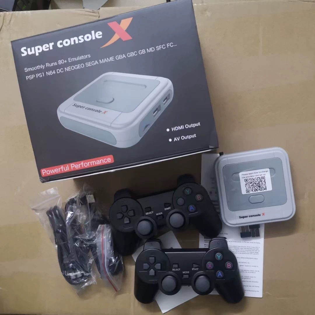 R8 Super Console X game machine box 4K HD 3D double nostalgic 50,000 game PS1 PSP