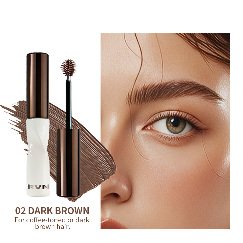 Cruce fronterizo RVN cejas de color natural suave fácil de colorear cejas de color cejas salvajes estereoscópicas maquillaje sin manchas image 7