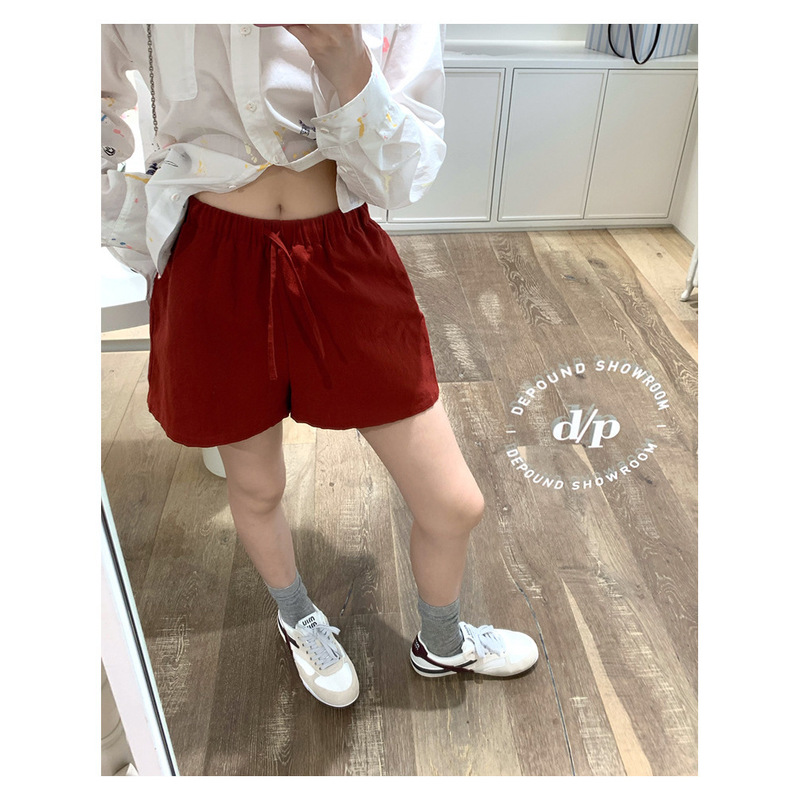 Spot Chapter Weekend Golf Girl Relaxed and Old Money Linen Shorts
