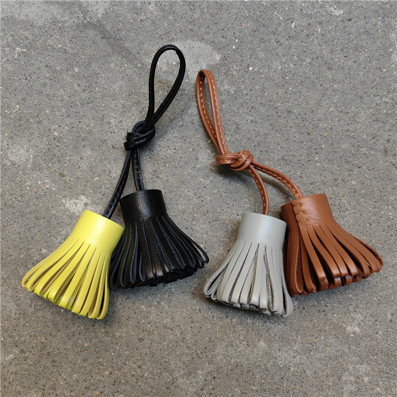 In-Stock Versatile Sheepskin Long Rope Strap Tassel Women's Bag Pendant Car Key Accessory In-Stock Versatile Sheepskin Long Rope Strap Tassel Women's Bag Pendant Car Key Accessory