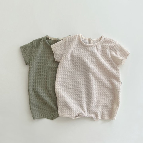  Summer Korean Style Ins Baby Boys' and Girls' Sports Casual Set for Infants, Trendy Cotton Home and Outdoor Suit