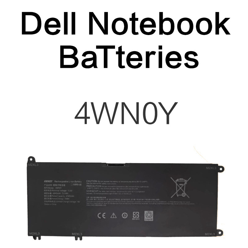 4WN0Y is suitable for Dell XPS15 9500 P91F Alienware M15 M17 R3/R4 laptop battery