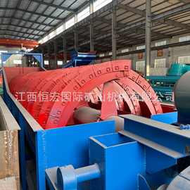 江苏大型中铁螺旋洗砂机工作性能好 中铁洗砂机高清图片