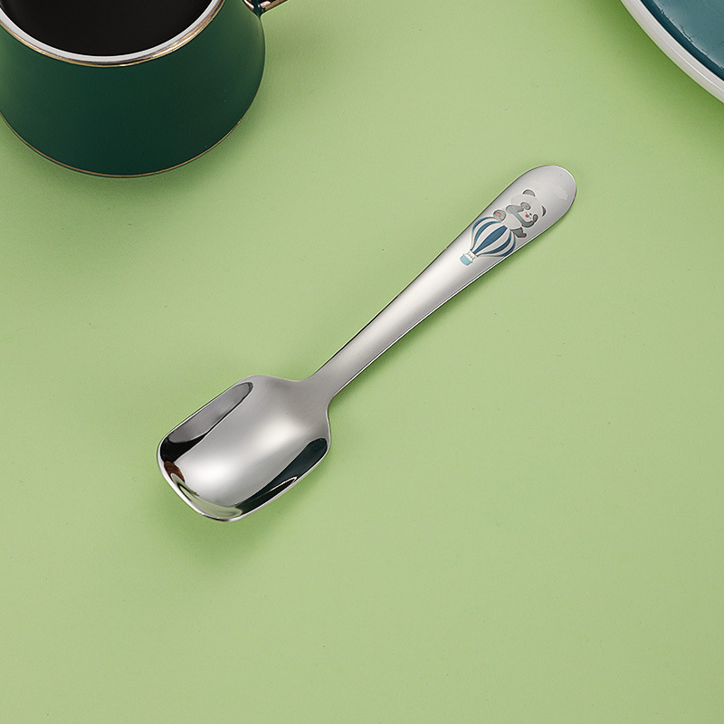 Globo oso cuchara cuadrada